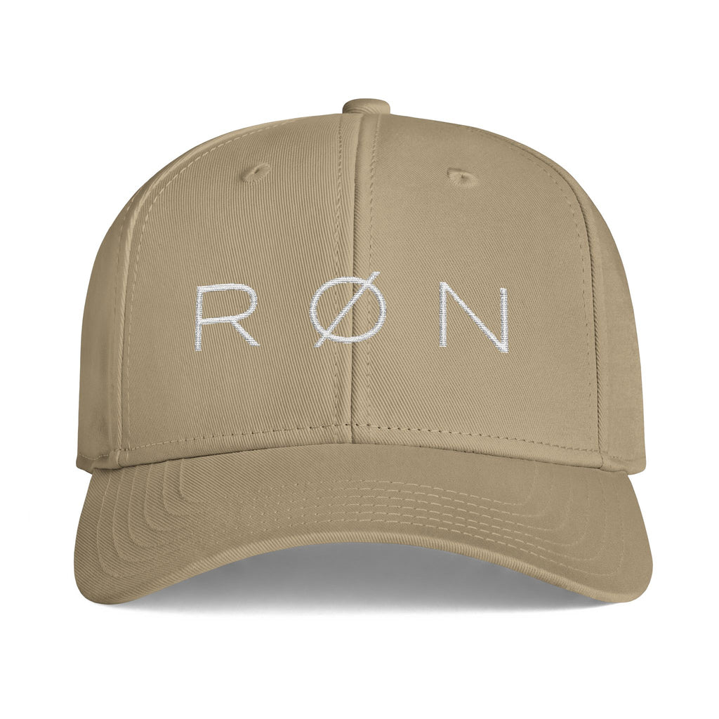 RON Baseball Cap — White Embroidered