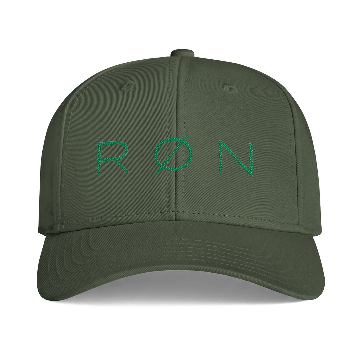 RØN Baseball Cap — Green Embroidered Logo