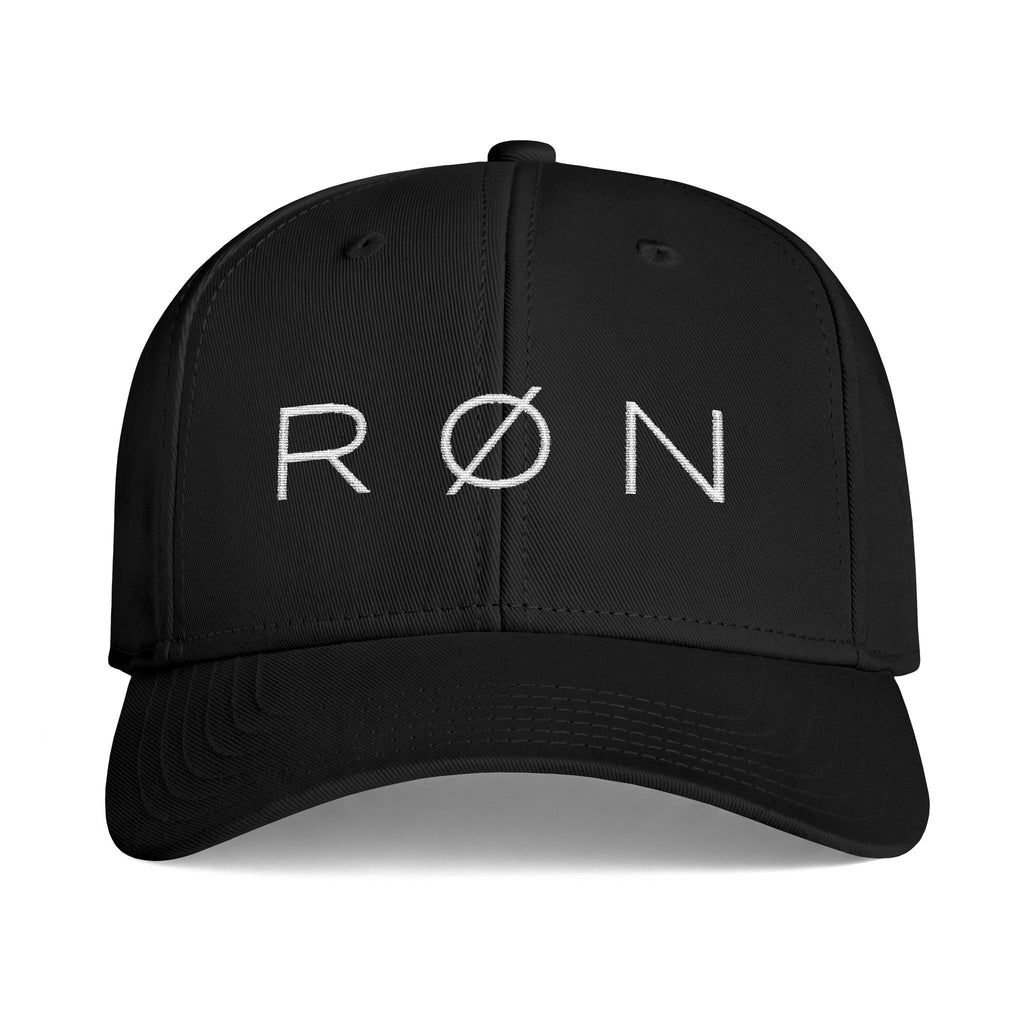 RON Baseball Cap — White Embroidered