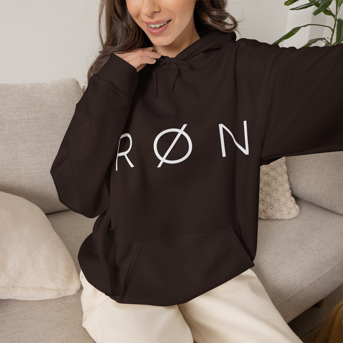 RØN Large Logo Hoodie