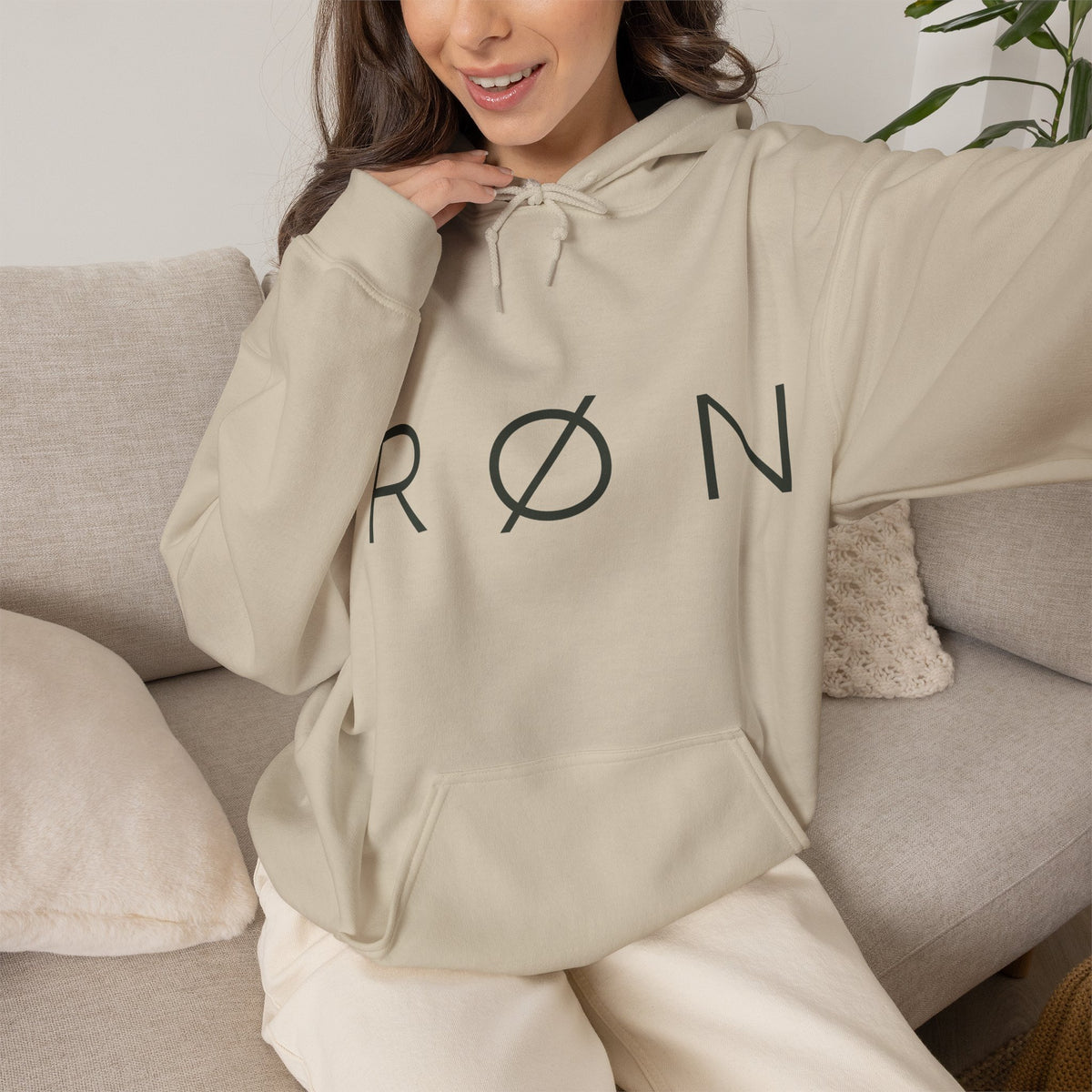 RØN Large Logo Hoodie