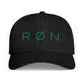 Minimal Embroidered Baseball Cap — Green RØN Logo