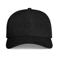 RØN Baseball Cap — Black Embroidered Logo