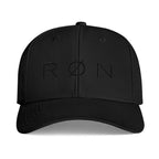 RØN Baseball Cap — Black Embroidered Logo