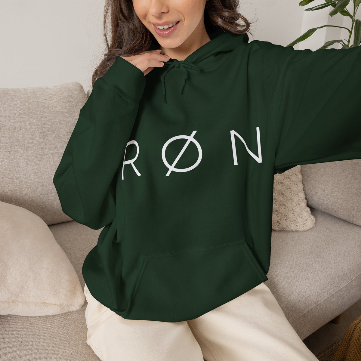 RØN Large Logo Hoodie