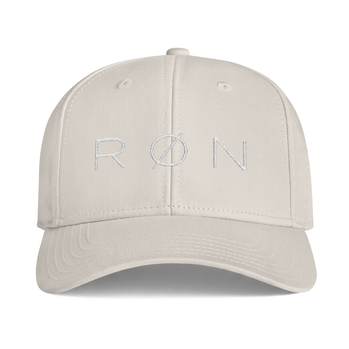 RØN Baseball Cap — White Embroidered Logo