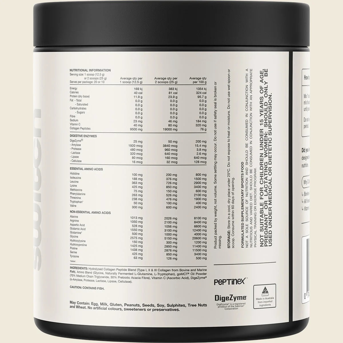 Switch Nutrition Collagen Peptides – Unflavoured 250g