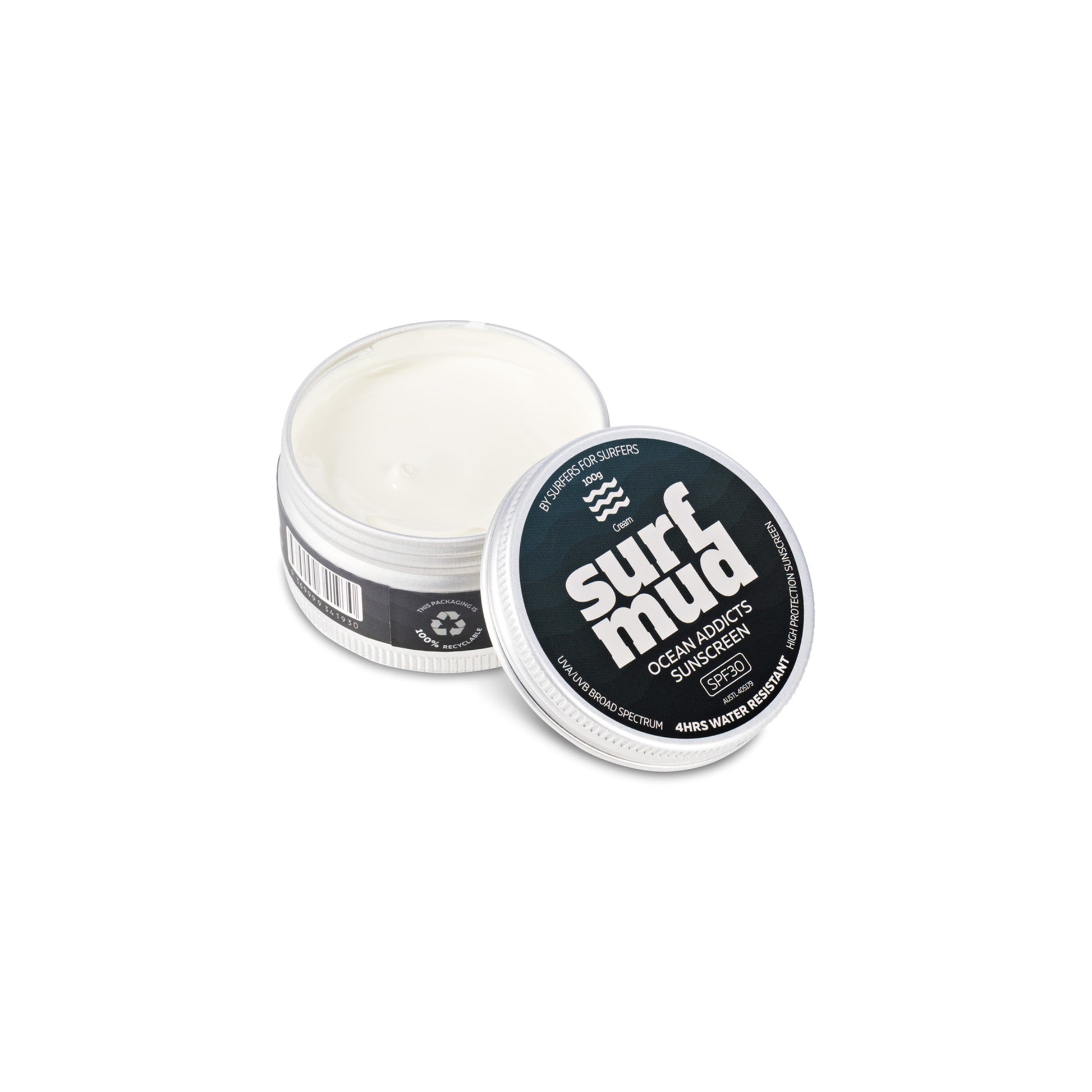 Surfmud Ocean Addicts SPF30 Sunscreen 100g