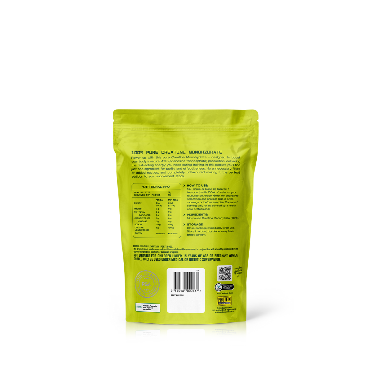 Creatine Monohydrate – 200g