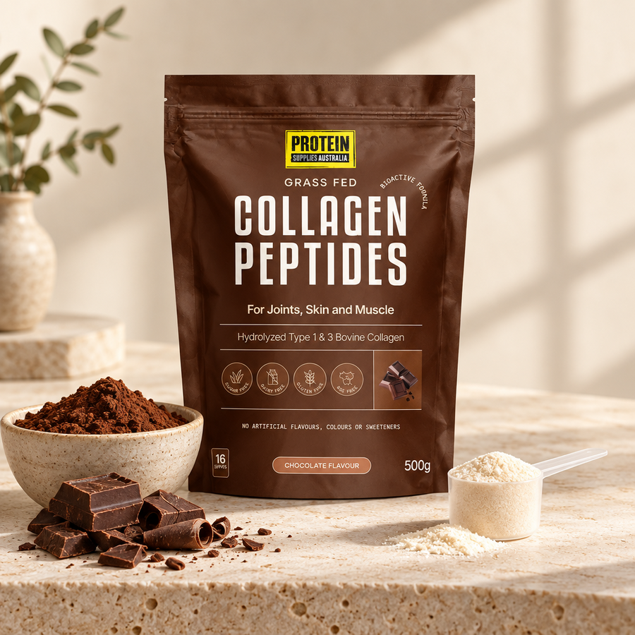 Protein Supplies Australia Collagen Peptides Chocolate 500g