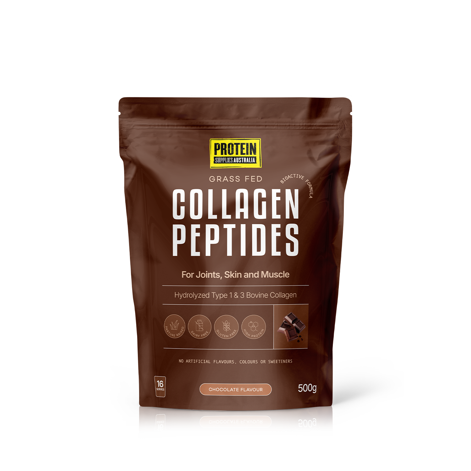 Protein Supplies Australia Collagen Peptides Chocolate 500g