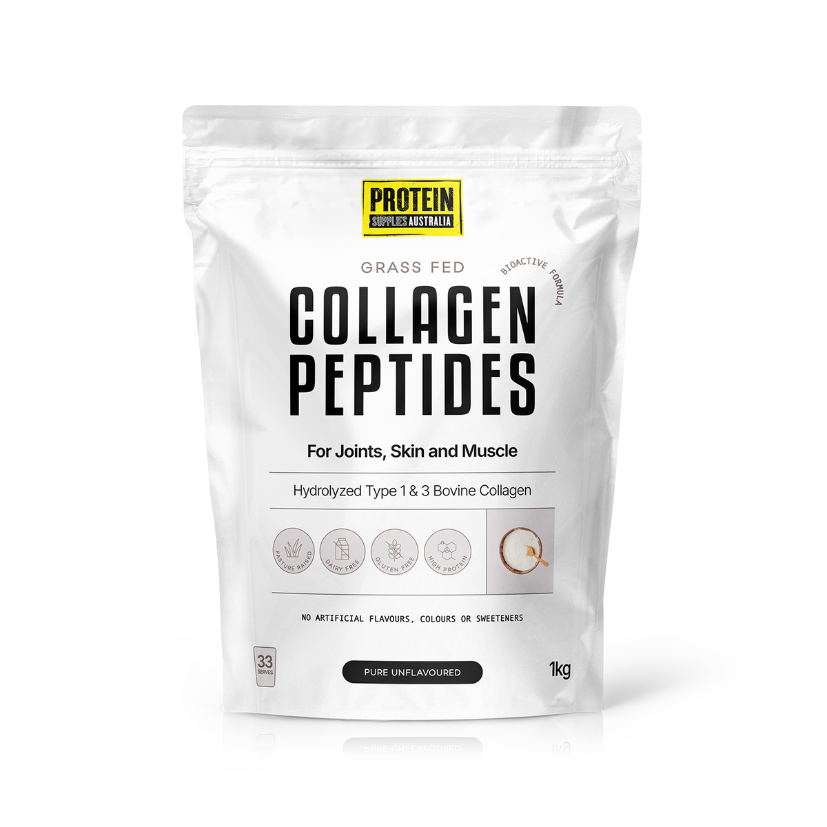 Collagen Peptides – Unflavoured 1kg