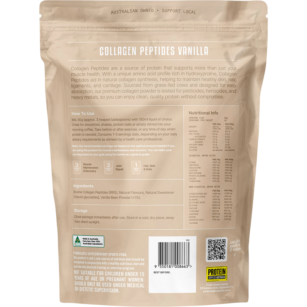 Collagen Peptides - 500g x 3 pack Multibuy