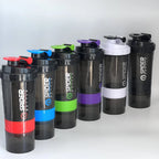 3 Layers Shaker Protein Bottle Powder Shake Cup
