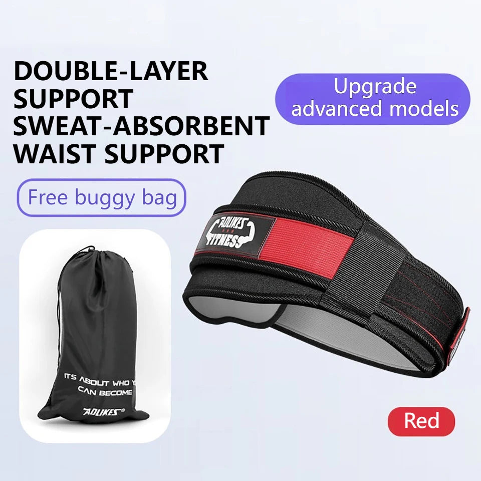 AOLIKES 1PCS New Gym Weightlifting Belt Adjustable Waist Back Support
