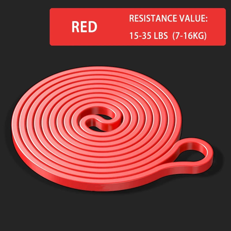 Exercise Resistance Bands Natural Latex Elastic Rubber