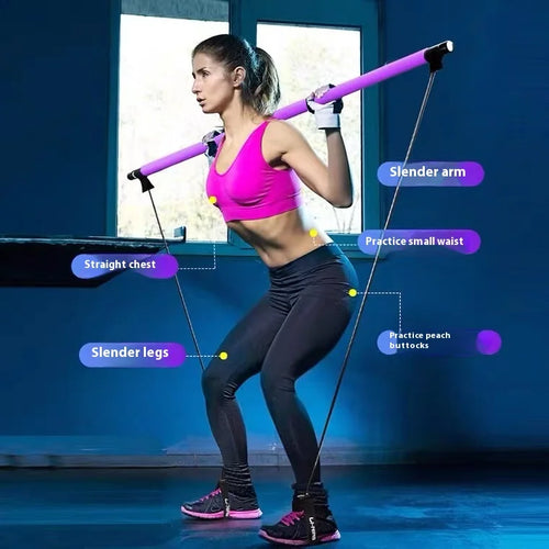 Adjustable Pilates Resistance Bar