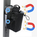 Magnetic Gym Bag - With Phone Pocket - Water Bottle Pouch - Gym Accessories Organizer