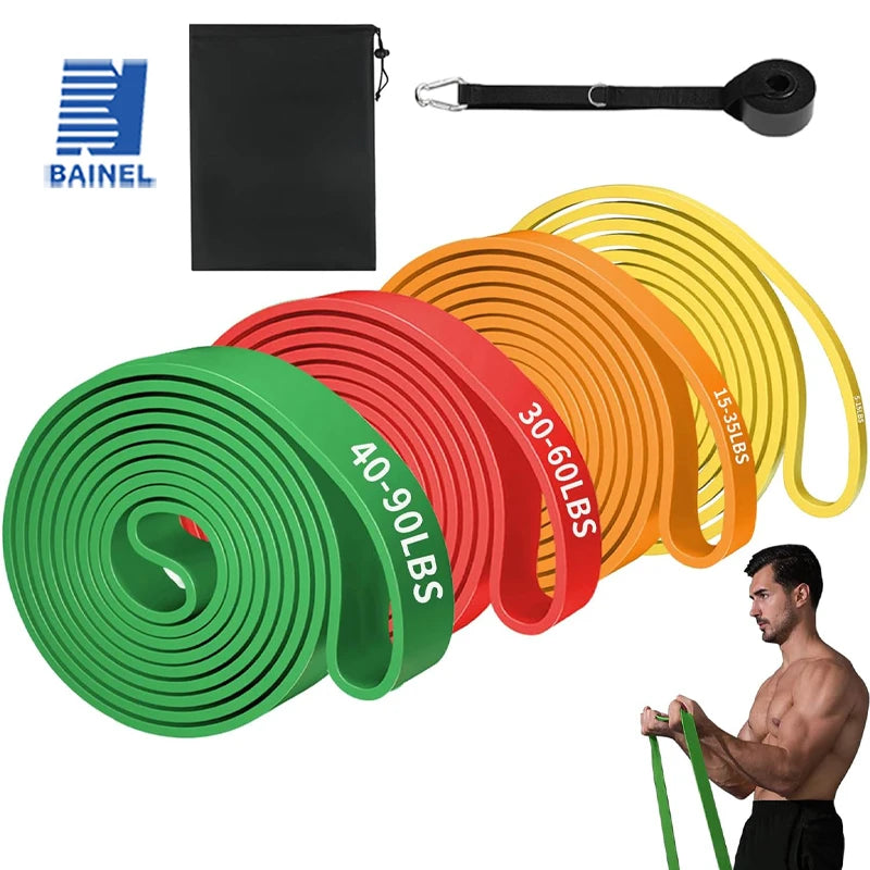 Exercise Resistance Bands Natural Latex Elastic Rubber