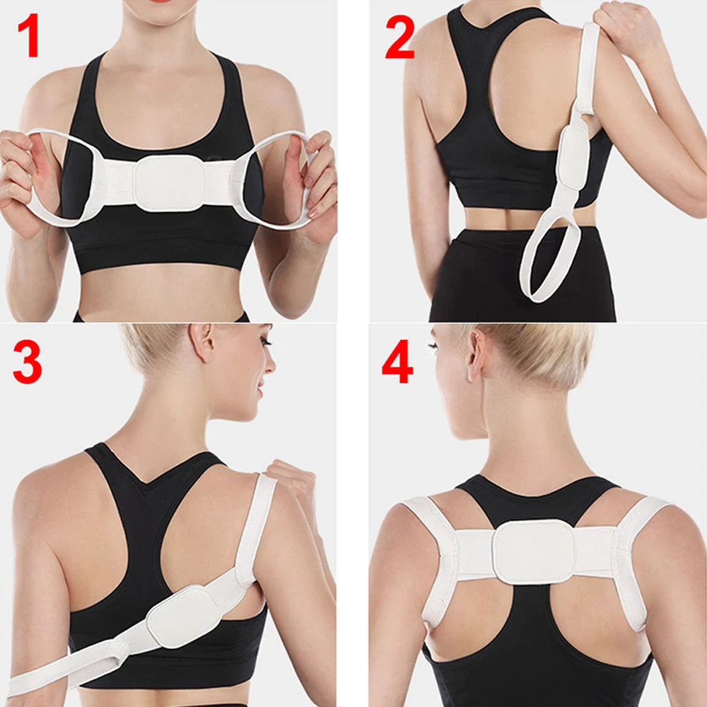 Back Posture Corrector Belt Adjustable Shoulder Neck Spine Reshape Body for Column Posture Correction