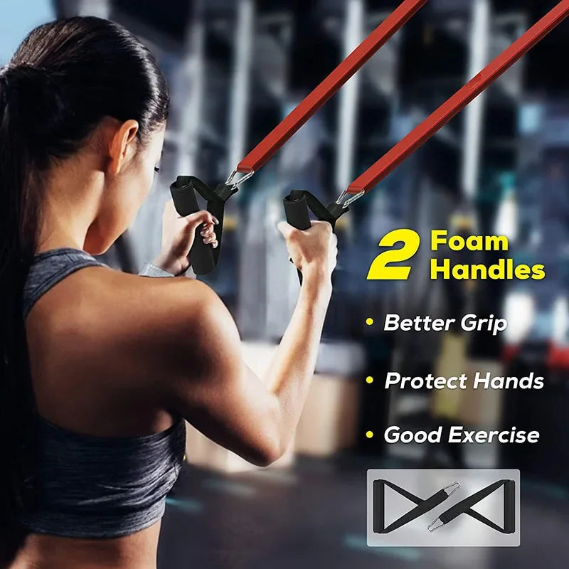 Exercise Resistance Bands Natural Latex Elastic Rubber