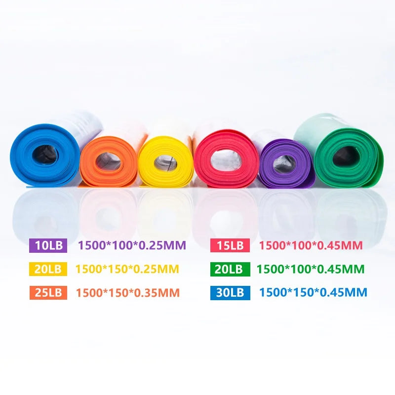 150cm Fitness Exercise Resistance Bands Rubber - Gym Training Accessories