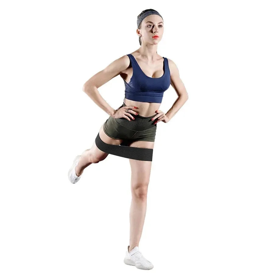 Fabric Resistance Hip Booty Bands Glute Thigh Elastic Workout Bands