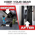 Magnetic Gym Bag - With Phone Pocket - Water Bottle Pouch - Gym Accessories Organizer