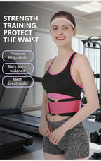 AOLIKES 1PCS New Gym Weightlifting Belt Adjustable Waist Back Support