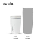 Owala 12oz Coffee Cup, insulated Stainless Steel with Push Cover