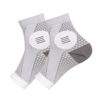 1Pair Ankle Compression Socks,Compression Foot Sleeves with Arch And Ankle Support,Open-Toe Design Neuropathy Socks