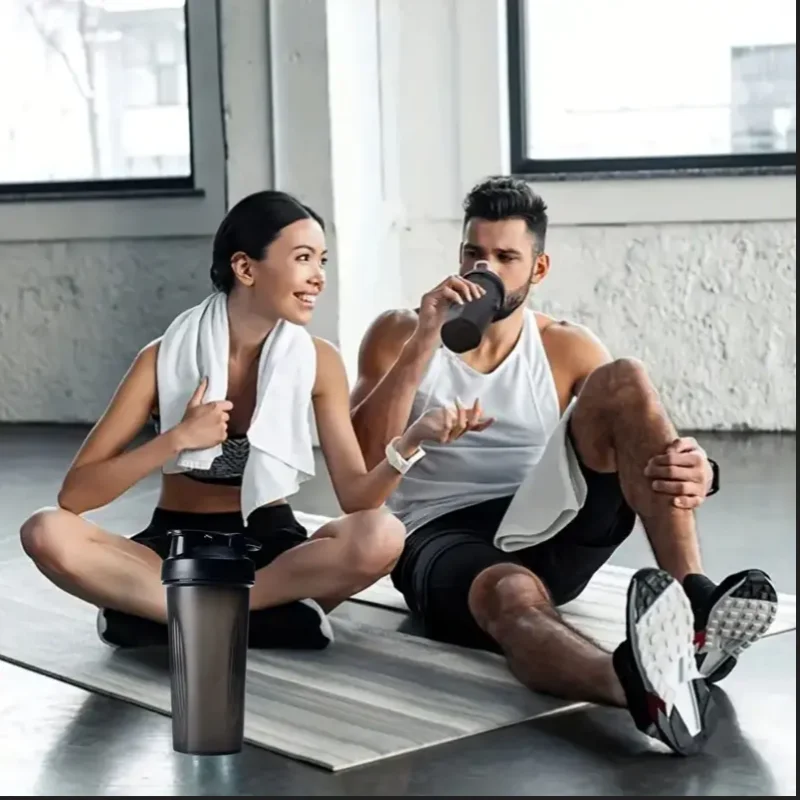 Protein Shaker Bottle with Mixing Ball