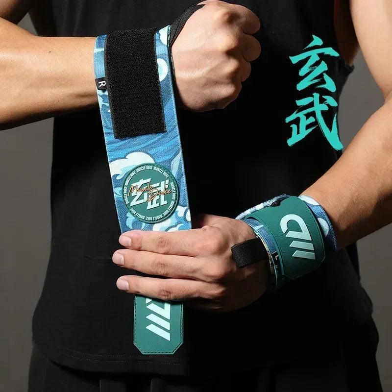 Fitness Wrist Wraps Gym Wrist Guard Sports Bench Press Strength Training Support Straps Powerlifting Weightlifting Wristband
