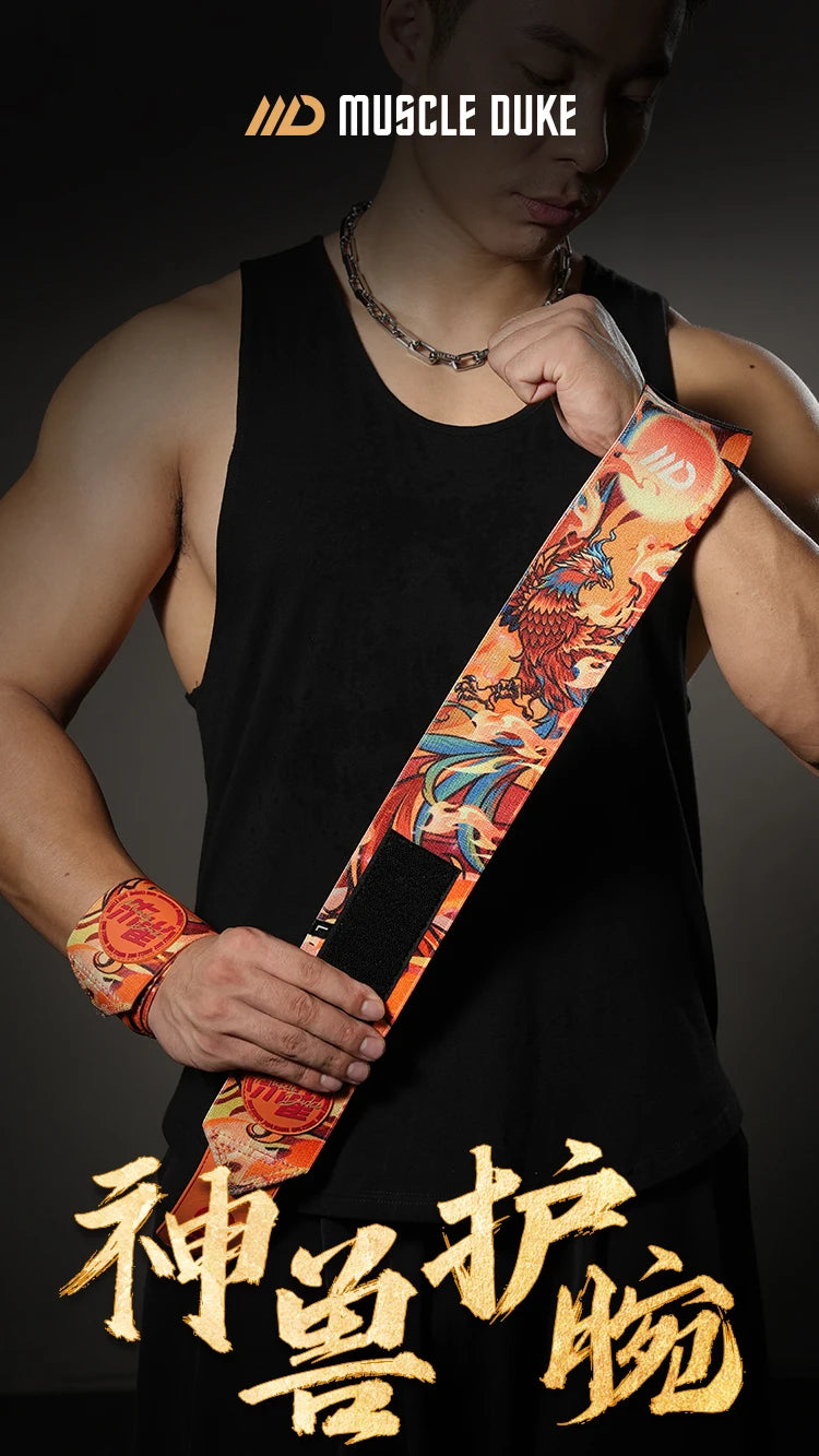 Fitness Wrist Wraps Gym Wrist Guard Sports Bench Press Strength Training Support Straps Powerlifting Weightlifting Wristband