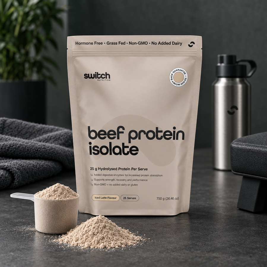 Switch Nutrition Beef Protein Isolate Iced Latte 750g