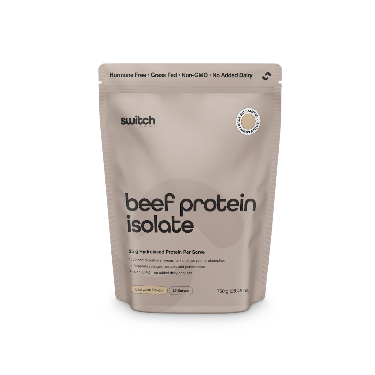 Switch Nutrition Beef Protein Isolate Iced Latte 750g