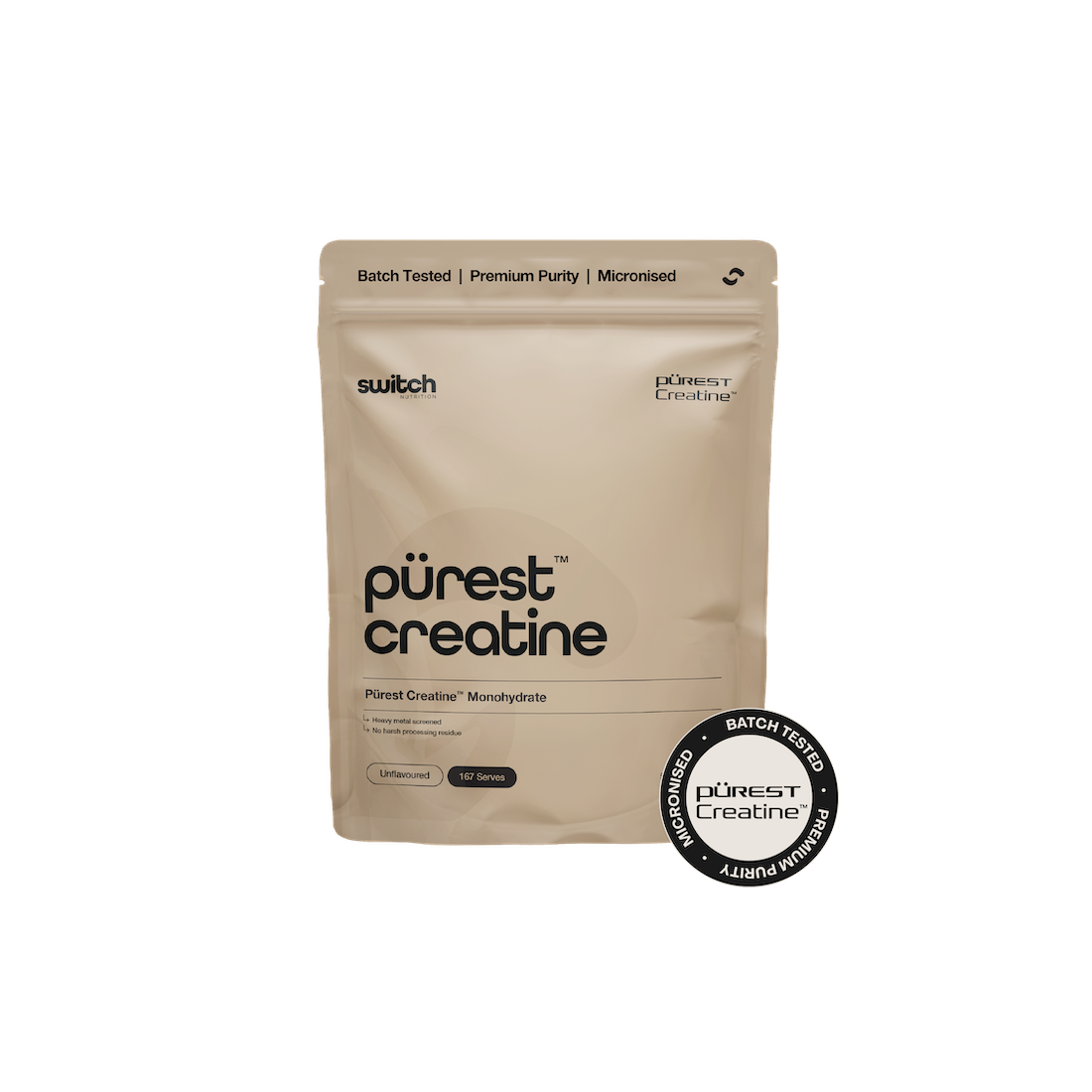 Switch Nutrition Purest Creatine Monohydrate 500g
