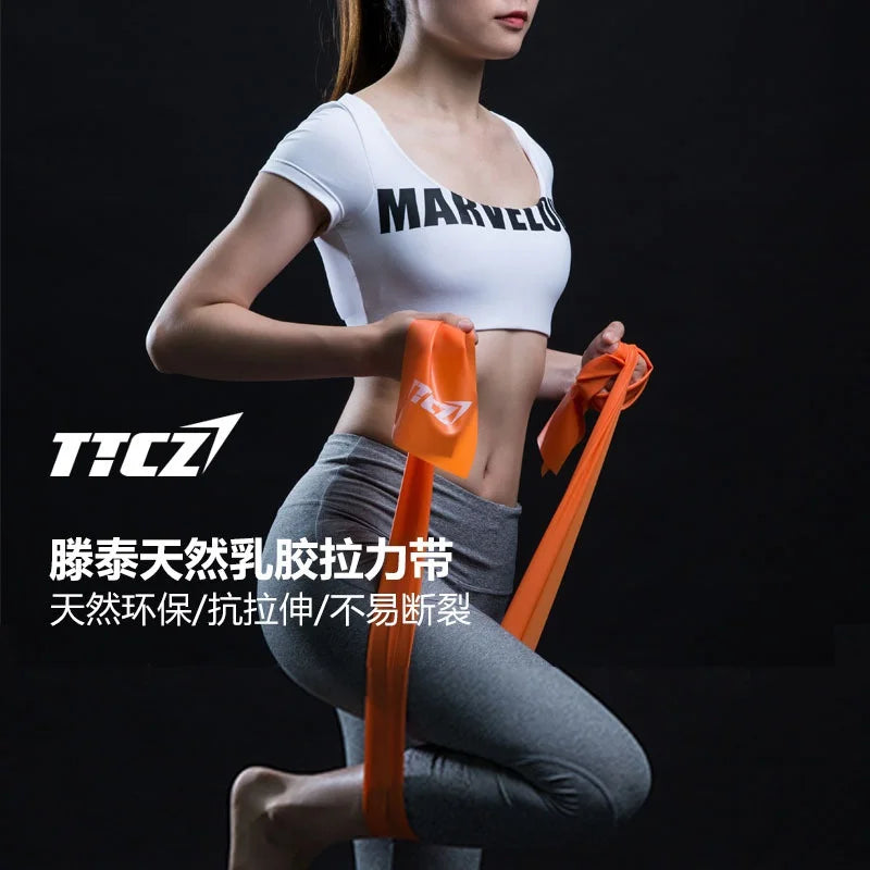 150cm Fitness Exercise Resistance Bands Rubber - Gym Training Accessories