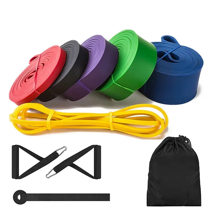Exercise Resistance Bands Natural Latex Elastic Rubber