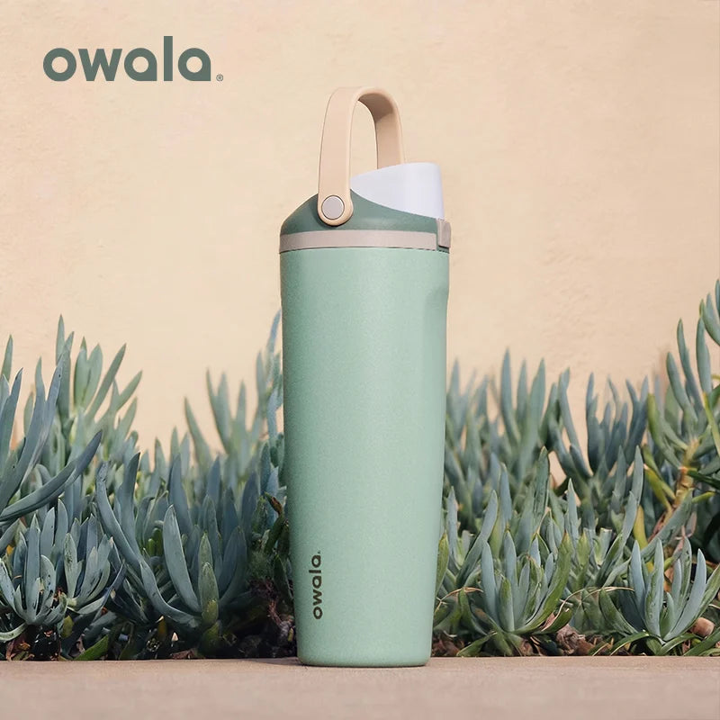 Owala Sway Cold cup, stainless steel large capacity carrying cup, insulated spring cover, 960mL/30oz