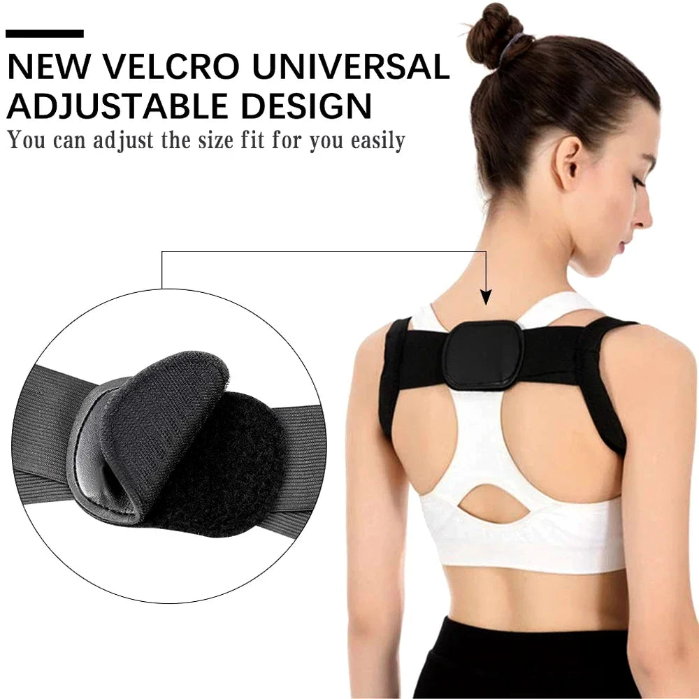 Back Posture Corrector Belt Adjustable Shoulder Neck Spine Reshape Body for Column Posture Correction