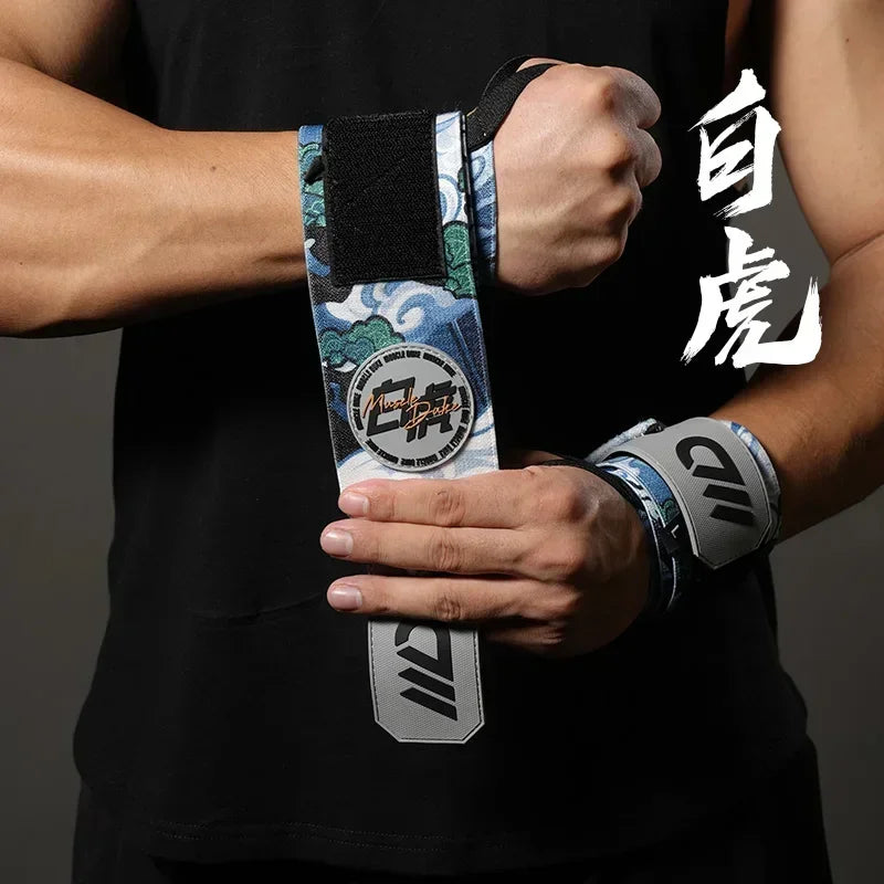 Fitness Wrist Wraps Gym Wrist Guard Sports Bench Press Strength Training Support Straps Powerlifting Weightlifting Wristband