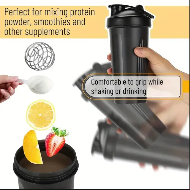 Protein Shaker Bottle with Mixing Ball