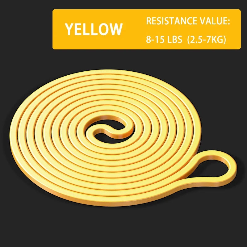 Exercise Resistance Bands Natural Latex Elastic Rubber