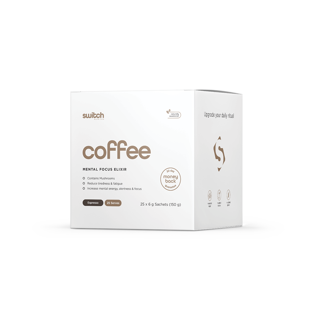 Switch Nutrition Coffee Mental Focus Elixir Espresso 25 Pack