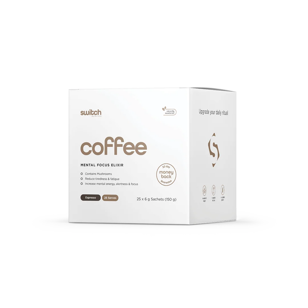 Switch Nutrition Coffee Mental Focus Elixir – Espresso 25 Pack