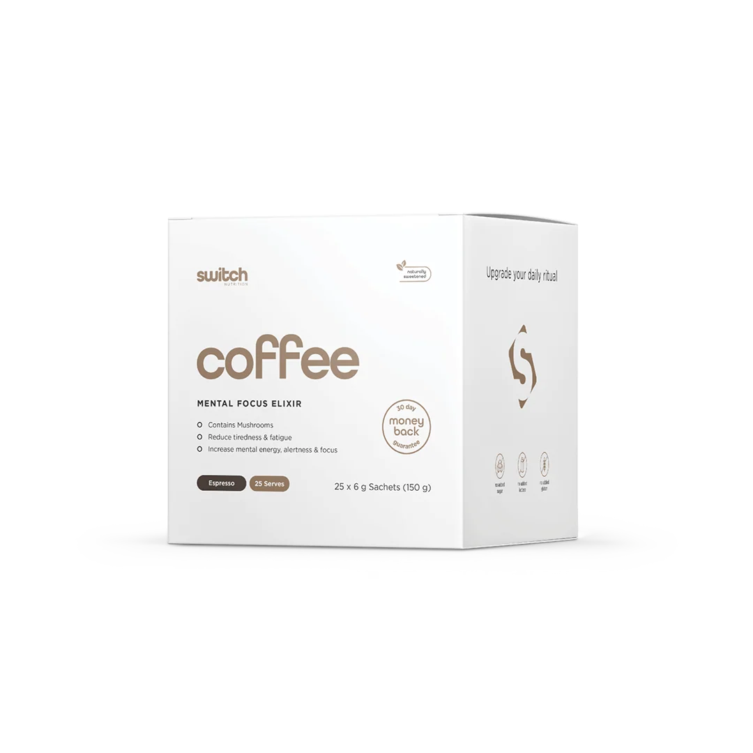 Switch Nutrition Coffee Mental Focus Elixir – Espresso 25 Pack