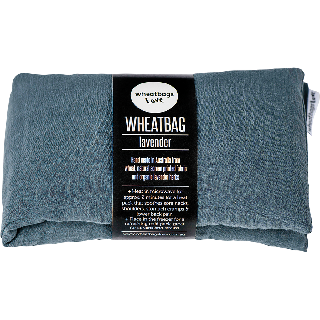 Wheatbag Luxe Linen Slate Lavender Scented