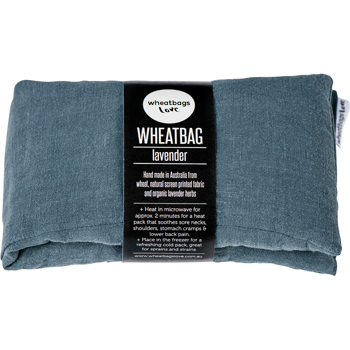 Wheatbag Luxe Linen Slate Lavender Scented