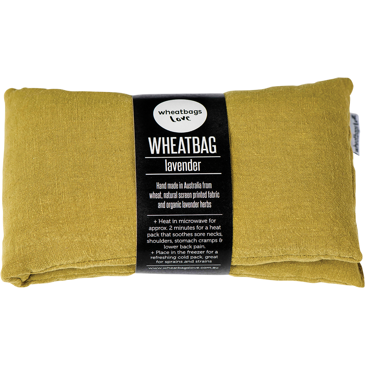Wheatbag Luxe Linen Pistachio Lavender Scented